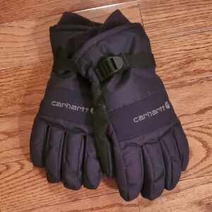 Mens Carhartt Black Size Large Gloves with Strap